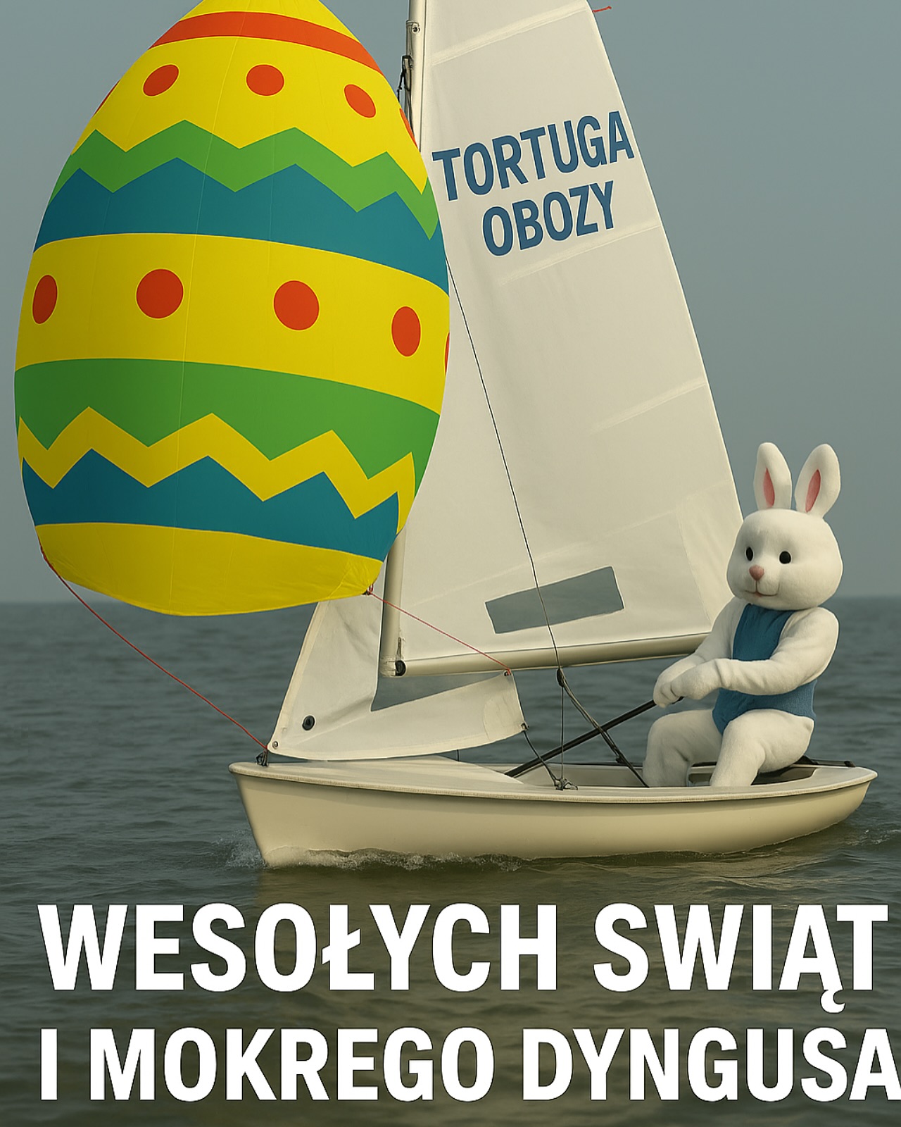 tortuga, życzenia wielkanocne